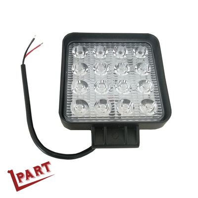 Il carrello elevatore impermeabile del LED accende la lampada del faro con 16 lampadine del LED