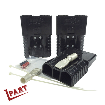 il nero della spina SRE320 del connettore del caricabatteria del carrello elevatore di 600V 320A