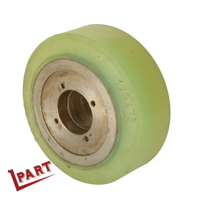 Ruota di equilibrio elettrica del poliuretano della ruota motrice del carrello elevatore di portata 178x73mm
